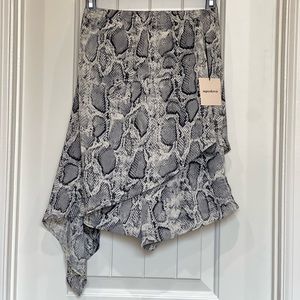 Superdown | NWT | Snake Print Petite Cape Jumpsuit